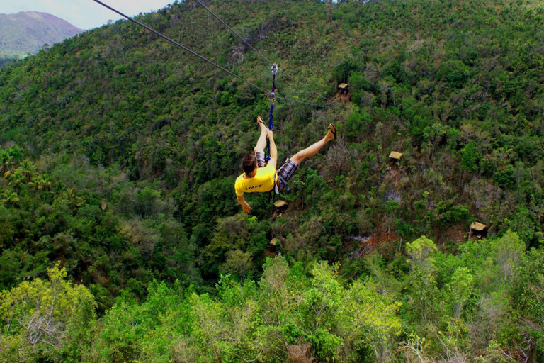 Damajagua waterval en Zip Line speciaal voor cruisers