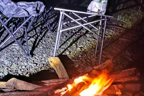 Yogyakarta: Merapi Lava View with Jeep Night Tour & campfire