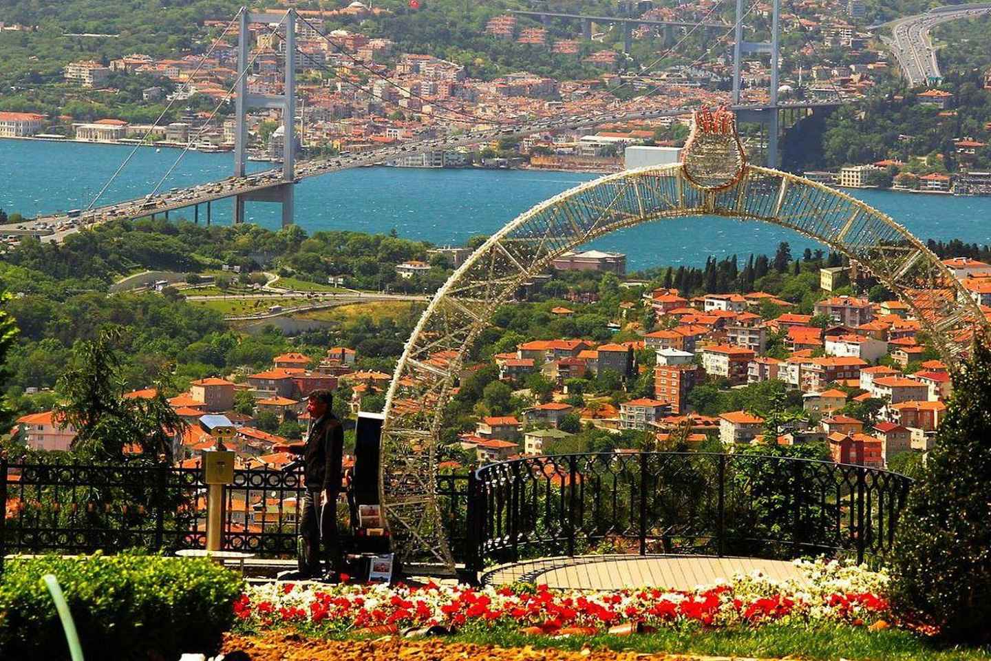 Istanbul Europe&Asian Sides Full Day Tour-with Boat & Lunch