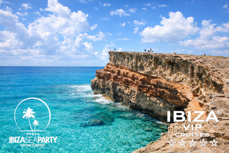 Ibiza: Formentera VIP Boat Paella, BBQ, OpenBar, DJ & Sunset BASIC TICKET with 5h Open Bar & Breakfast