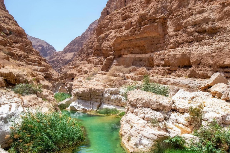 Muscat : Journée complète Wadi Shab &amp; Bimmah Sinkhole + déjeuner libre