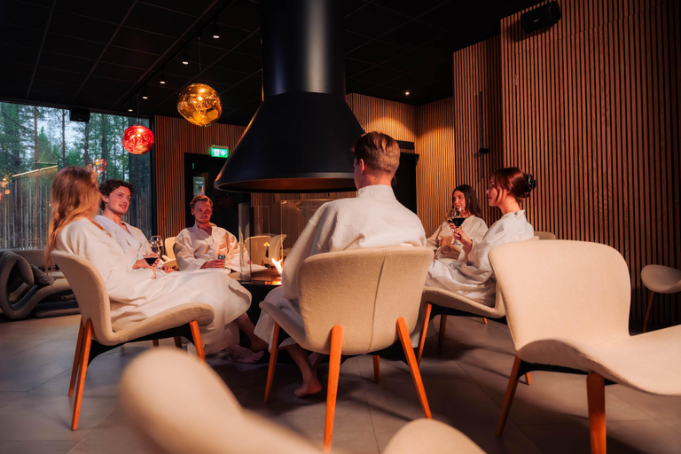 Rovaniemi: Daylight Forest spa,outdoor hot tubs and lunch Rovaniemi: Daylight Arctic spa and lunch with transfers