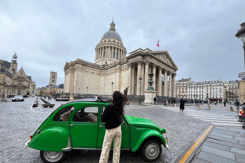 Paris: Tour of the Must-See Monuments by 2CV (1 hour) Paris: Tour of the Must-See Monuments by 2CV (2 hours)