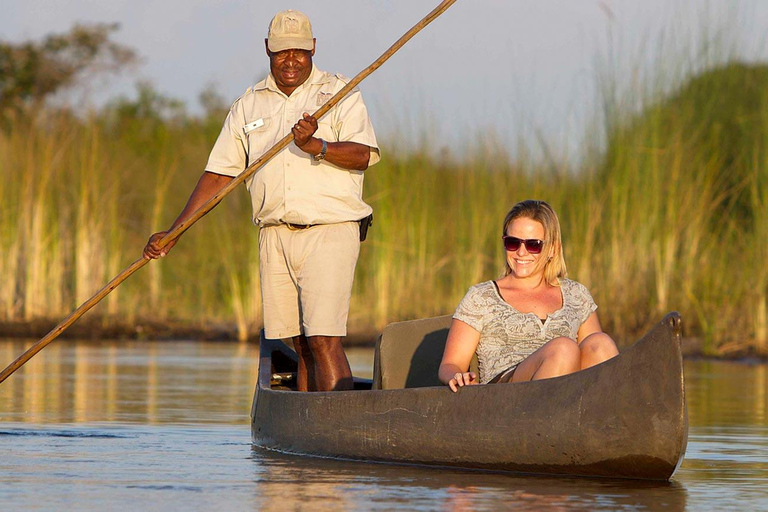 Okavango Delta: Mokoro Canoe Safari with Bush Walk