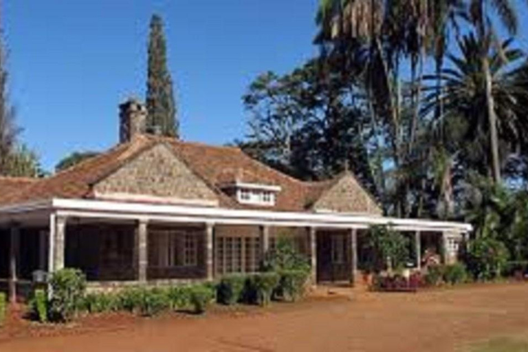 Centre des girafes, musée Karen Blixen, visite des Bomas du Kenya.Centre des girafes, Karen Blixen et visite du musée Blixen.