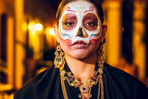 Oaxaca : Photoshoot de la déesse Catrina du Jour des Morts et Mezcal