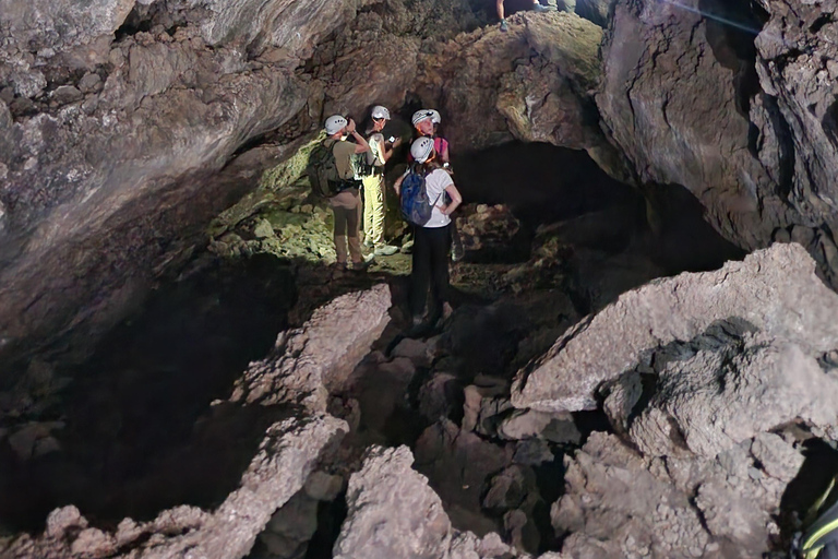 Vulcão Etna: Grande Tour do Etna em moto-quatro com visita a cavernas e fluxos de lava