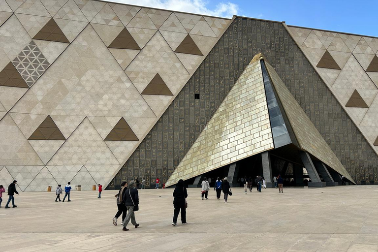 Grand Egyptian Museum & Khan El Khalili Bazaar Guided Tour Shared Tour with Entry Ticket