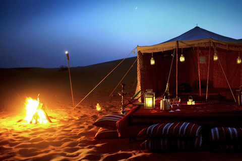 Dîner dans le désert d'Agafay à Marrakech avec promenade à dos de chameau