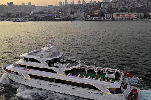Istanbul: Bosphorus Dinner Cruise with Live Entertainment Bosphorus Dinner Cruise, Soft Drink w/ Transfer