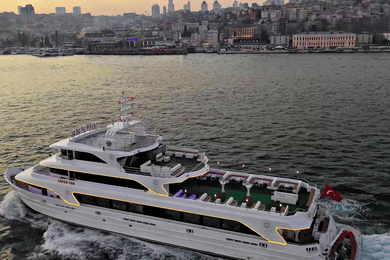 Istanbul: Bosphorus Dinner Cruise with Live Entertainment Bosphorus Dinner Cruise, Soft Drink w/ Transfer