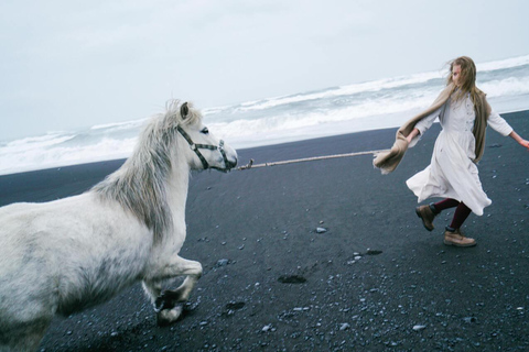 South Iceland: Icelandic Horse Black Sand Beach Ride