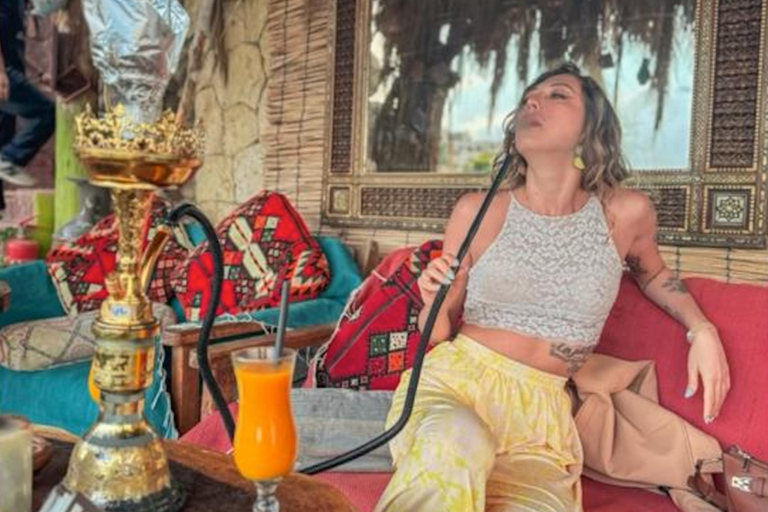 Sharm: Basata Café w/Shisha, Light Bites & Soft Drink by Sea Basata Café Seaside Sunset w/Light Bites & Soft Drink