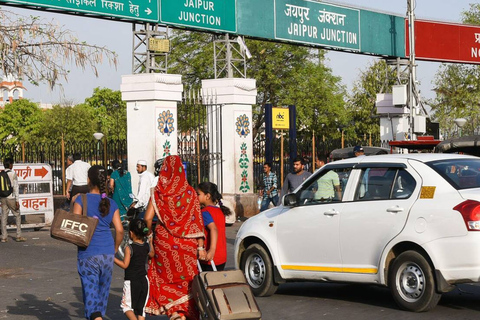 Jaipur: Tour guidato a piedi del patrimonio culturale Esplora il mercato localeTour guidato a piedi del patrimonio di Jaipur: esplora il mercato locale