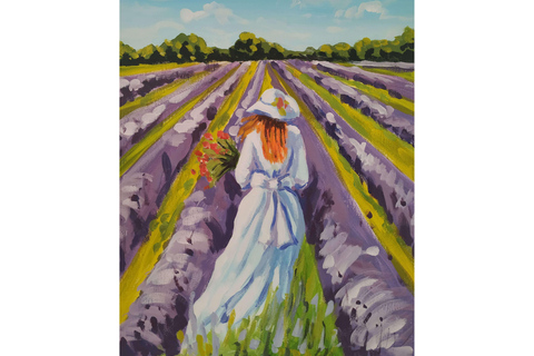 Sofia: Private Painting and Wine Experience with Artist