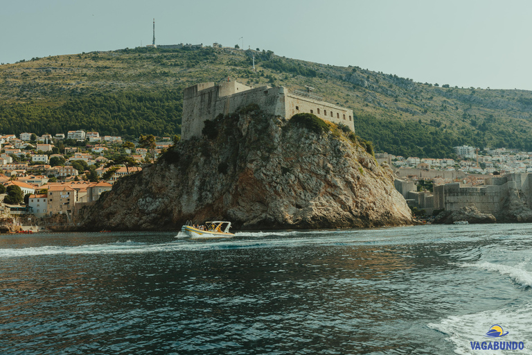 Dubrovnik: Excursión vespertina en lancha rápida por la Cueva Azul con bebidas