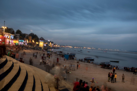 Varanasi: Tour gastronómico particular com a cerimónia Ganga Aarti