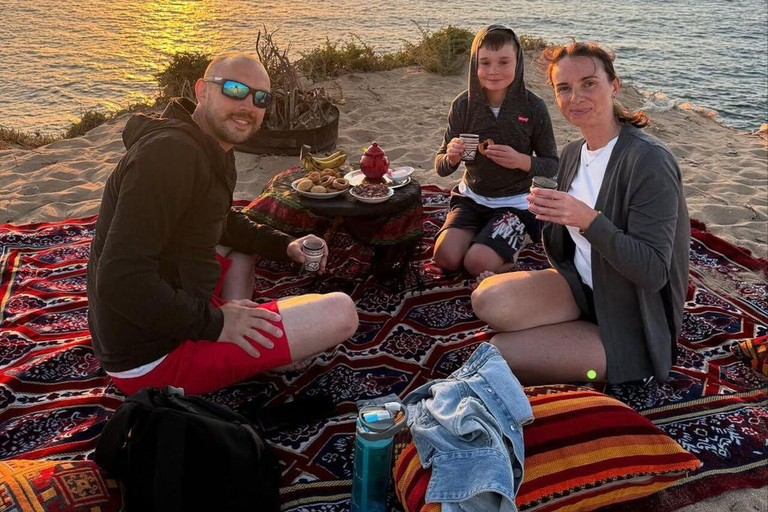 Agadir: Sunset Sandboarding Adventure, Canyon Tour & Dinner