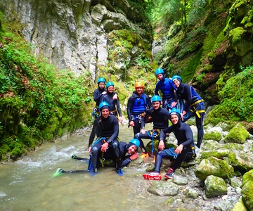 Talloires: Guidet juvingopplevelse i Angon Canyon