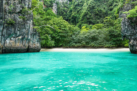 De Phi Phi: 6 horas de passeio particular de barco pelas Ilhas Phi PhiTour para 3 a 5 pessoas