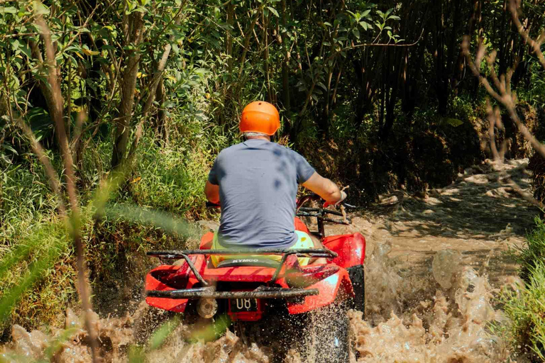 Ubud: Bali ATV Ride Waterfall Temple Cave and Luxury Spa ATV ride single with Luxury Spa in Ubud