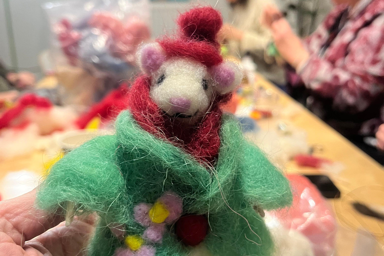 Thessaloniki: Felting Workshop with Tea and Biscuits