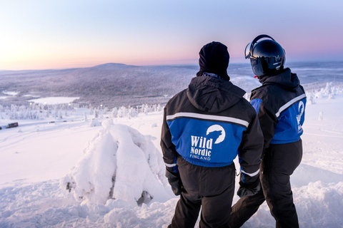 Levi: Safari en moto de nieve de 4 horas a los Fells de Levi