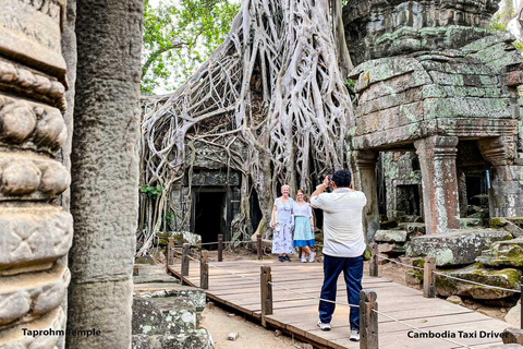 Au départ de Phnom Penh : Excursion d&#039;une journée à Angkor Wat, Bayon et Ta Prohm