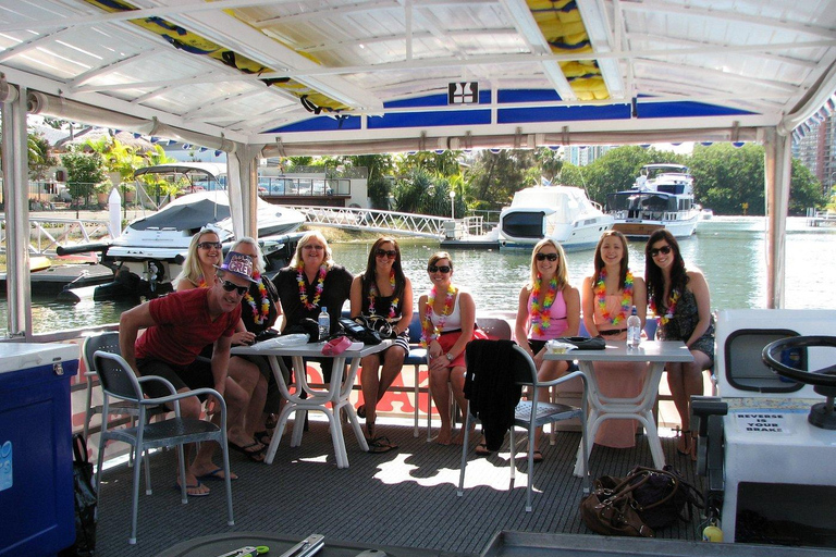 Gold Coast: Self-Drive Pontoon Boat Rental with BBQ Gold Coast: 4 Hour Self-Drive Pontoon Boat Rental with BBQ