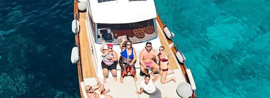 Palau : tour hybride en bateau écologique dans la Costa Smeralda avec apéritif