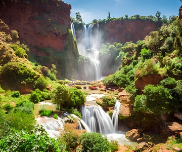 Marrakech : Excursion aux cascades d'Ouzoud avec option randonnée et bateau