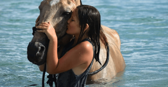 Punta Cana: Swim & Ride Horse on Caribbean Beach & Transport