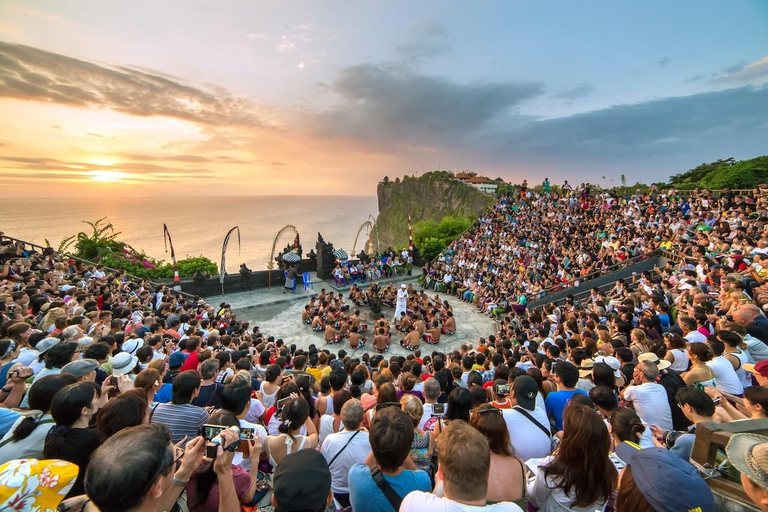 Bali: Kecak Fire Dance Show &amp; Uluwatu Temple Entry TicketTour with Hotel Transfer