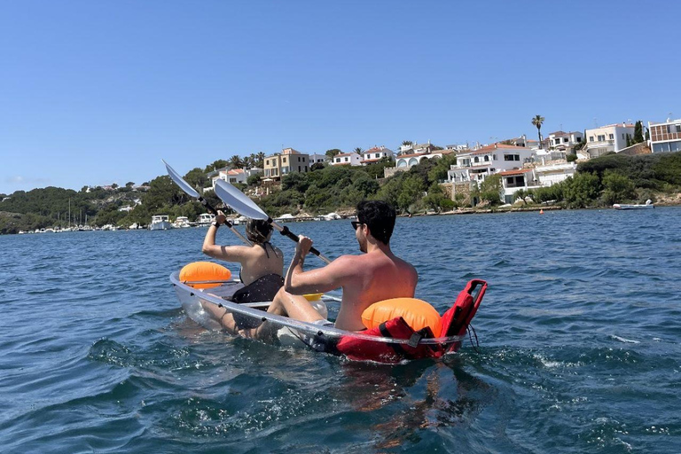 Menorca: Guided Tour by Transparent Kayak Menorca: Guided tour by transparent kayak