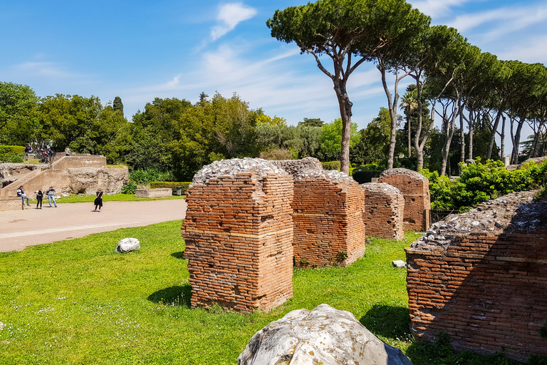 Rom: Prioriterad tillgång Prioriterad åtkomst Colosseum, Forum Romanum och Palatine TourTysk gruppresa med särskild tillgång till arenagolvet