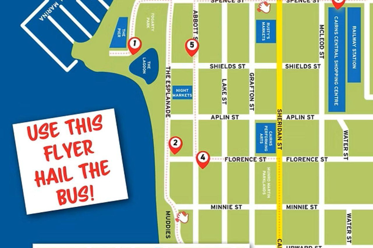 Cairns: Hop-On Hop-Off Bus Tour