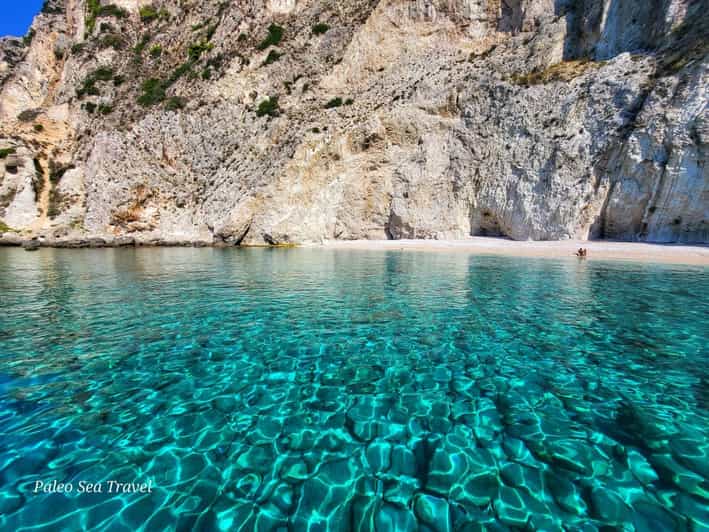 Paleokastritsa: Kasteli, Blue Caves, & Limni Beach Boat Trip
