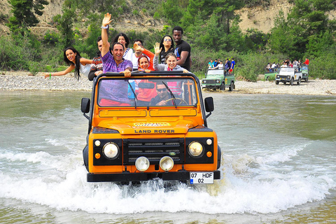 Antalya/Side: Rafting, Quad, Buggy, Zipline, w/Lunch Ultimate 4-in-1 Adventure: Rafting, Jeep, Buggy & Zipline