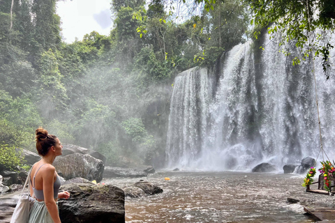 2-Day Angkor Wat, Banteay Srei, Kulen Mountain & Beng Mealea Private tour