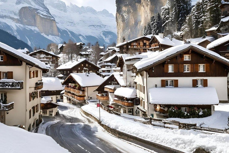 From Bern: Swiss Alps, Lauterbrunnen, &amp; Beatus Caves TourPrivate Tour