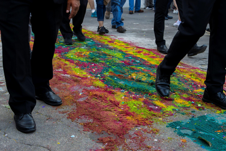 Antigua: Sawdust Carpet Workshop Exclusive Holy Tuesday Sawdust Carpet Workshop