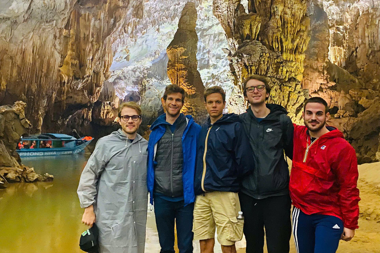 Phong Nha Cave & Paradise Cave: Guided Tour Boat & Explore Group Tour with Drop-Off in Hue