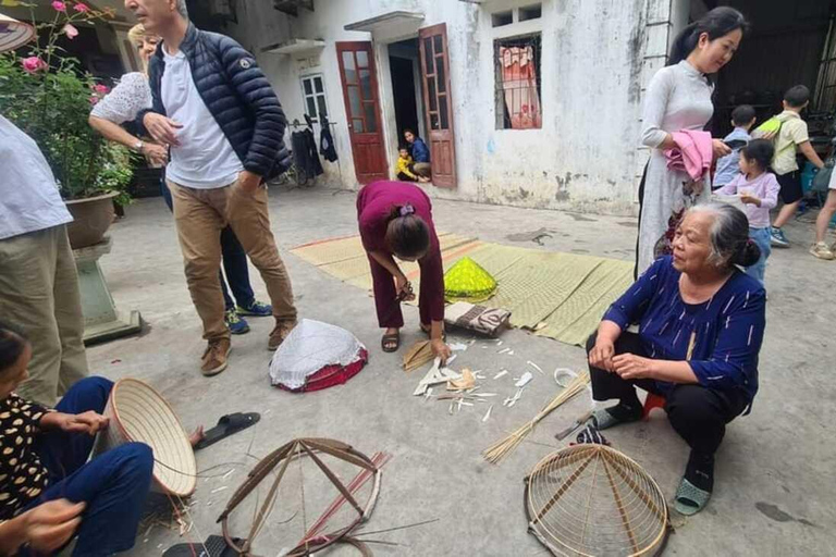 Vanuit Ha Noi: Conische hoed en wierook producerende dorpen tourHele dag: Wierook, Hoeden Maken &amp; Lak Kunst Tour in kleine groep