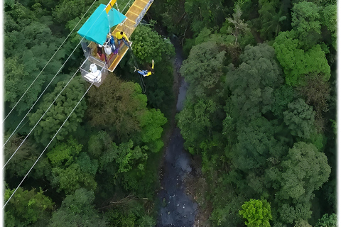 Bungee Jump near San Jose, CR w/Canopy Ziplines & Superman