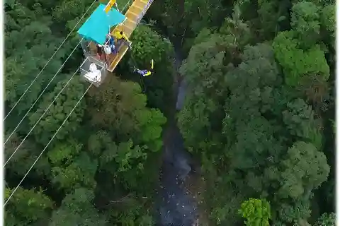 BungeeJump near SanJose, CR w/CanopyZiplines & SupermanCable
