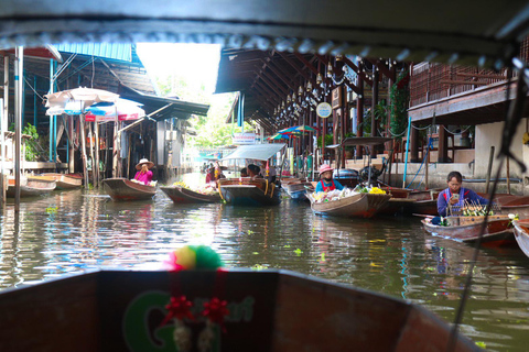 Bangkok: tour del mercato galleggiante di Damnoen Saduak e del mercato ferroviario
