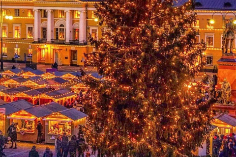 Helsinki: Christmas Walking Tour with Market Visit