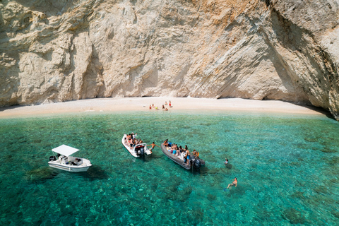 Corfu: Coastline and Blue Caves Speedboat Tour and Lunch Speedboat 3 (ARTEMIS)