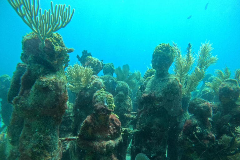 Isla Mujeres: Snorkel tour in 3 spots, Underwater Museum, and reefs! Isla Mujeres: Snorkeling tour in 3 spots, Underwater Museum and reefs!