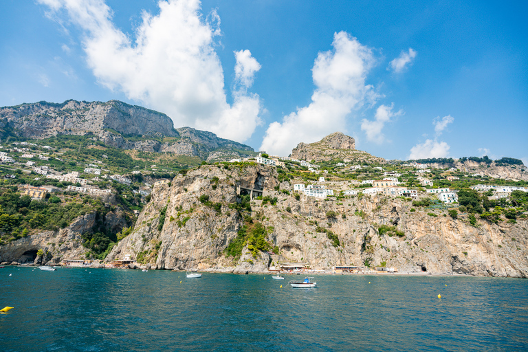 From Naples or Sorrento: Amalfi Coast Full-Day Trip Departure from Sorrento: Group Tour in English